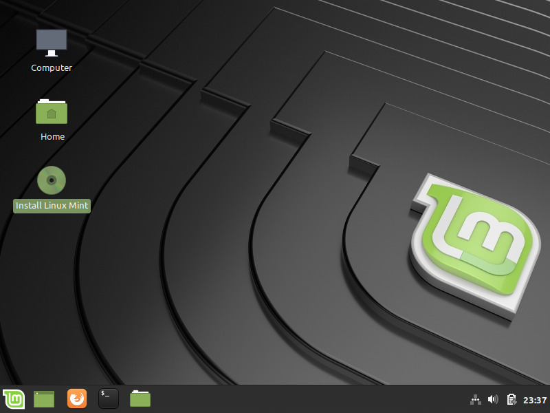 Print screen image of Virtual Machine Install Linux Mint