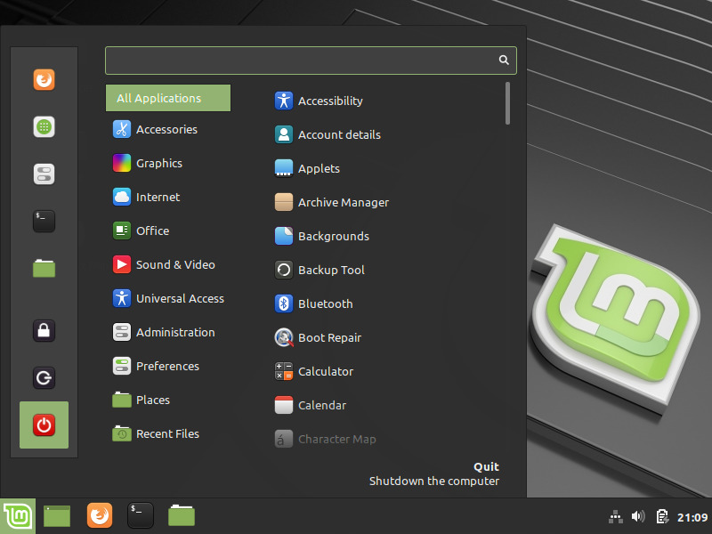 Print screen image of Virtual Machine